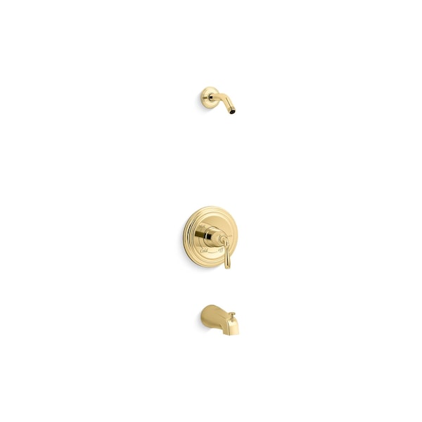 Bath & Shower Valve Trim W/ Lever Hndl & Slip-Fit Spout, No Showerhead
